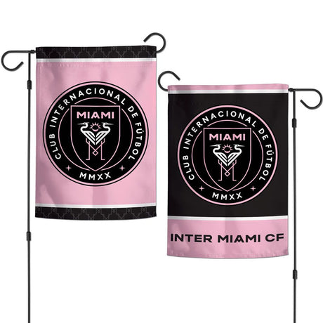 Wincraft Inter Miami CF Garden Style Flag 12X18 - Special Order Fan Gear MLS Inter Miami CF