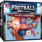 Masterpieces Puzzle Company NFL Football Map 500 Piece Puzzle Fan Gear NFL Teams/NFL;Types/Puzzles and Games/Puzzles & Games Misc.;NFL