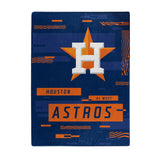 Northwest Company Houston Astros Raschel Digitize Design Blanket 60x80 Fan Gear MLB Houston Astros
