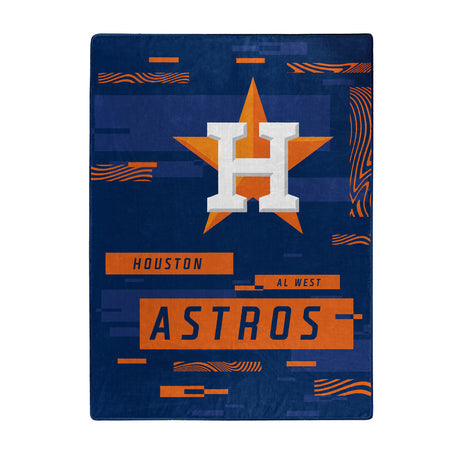 Northwest Company Houston Astros Raschel Digitize Design Blanket 60x80 Fan Gear MLB Houston Astros