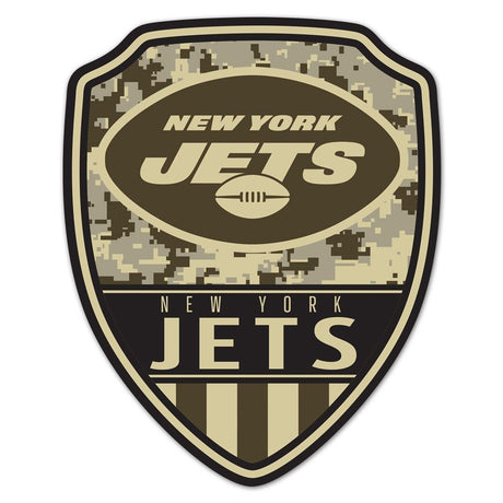Wincraft New York Jets Shield Shape Wood Sign 11x14 Fan Gear NFL New York Jets