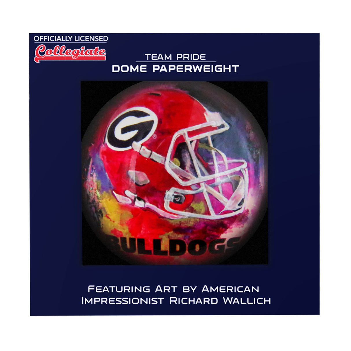 Sporticulture Georgia Bulldogs Domed Paperweight Fan Gear NCAA Georgia Bulldogs