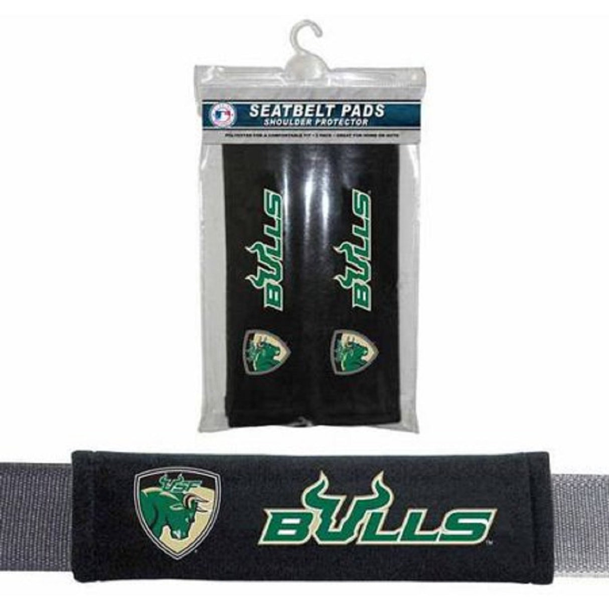Fremont Die South Florida Bulls Seat Belt Pads Fan Gear NCAA South Florida Bulls