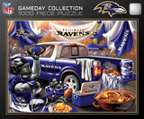 Masterpieces Puzzle Company Baltimore Ravens Gameday Design 1000 Piece Puzzle Fan Gear NFL Baltimore Ravens