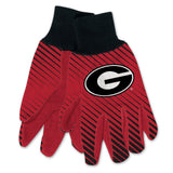Wincraft Georgia Bulldogs New Logo Two Tone Adult Size Gloves Fan Gear NCAA Georgia Bulldogs