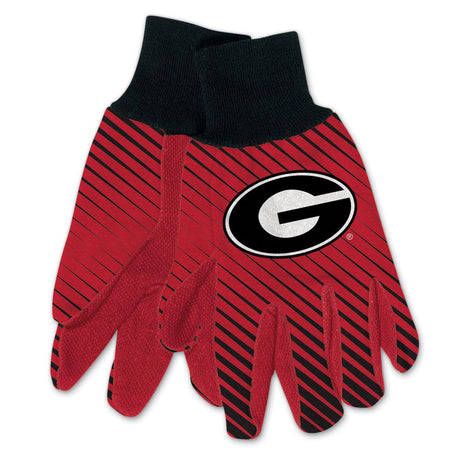 Wincraft Georgia Bulldogs New Logo Two Tone Adult Size Gloves Fan Gear NCAA Georgia Bulldogs