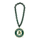 Wincraft Oakland Athletics Big Chain Necklace Fan Gear MLB Oakland Athletics
