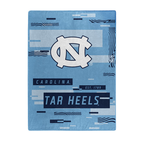 Northwest Company North Carolina Tar Heels Raschel Digitize Design Blanket 60x80 Fan Gear NCAA North Carolina Tar Heels
