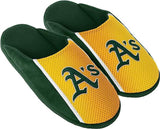 Forever Collectibles Oakland Athletics Men's Big Logo Slipper 1 Pair Size Medium Fan Gear MLB Oakland Athletics