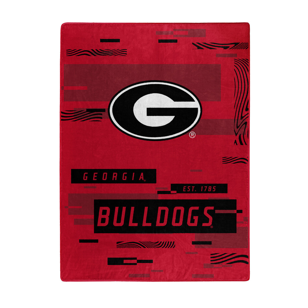 Northwest Company Georgia Bulldogs Raschel Digitize Design Blanket 60x80 Fan Gear NCAA Georgia Bulldogs
