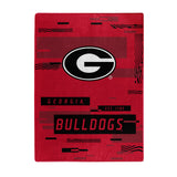 Northwest Company Georgia Bulldogs Raschel Digitize Design Blanket 60x80 Fan Gear NCAA Georgia Bulldogs