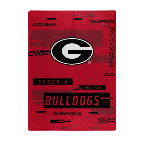 Northwest Company Georgia Bulldogs Raschel Digitize Design Blanket 60x80 Fan Gear NCAA Georgia Bulldogs