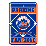 Fremont Die New York Mets Plastic Fan Zone Parking Style Sign 12x18 Fan Gear MLB New York Mets