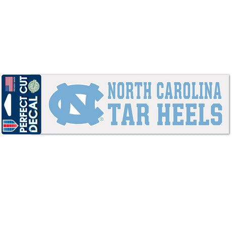 Wincraft North Carolina Tar Heels Color Perfect Cut Decal 3x10 Fan Gear NCAA North Carolina Tar Heels