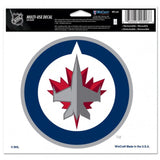 Wincraft Winnipeg Jets Color Multi Use Decal 5x6 Fan Gear NHL Winnipeg Jets