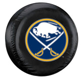 Fremont Die Buffalo Sabres Black Crossed Sabres Design Standard Size Tire Cover Fan Gear NHL Buffalo Sabres