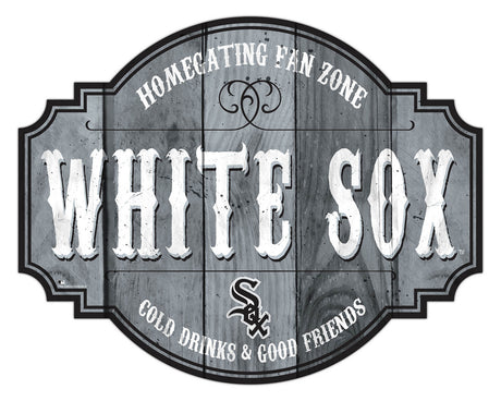 Fan Creations Chicago White Sox 12 Inch Homegating Tavern Wood Sign - Special Order Fan Gear MLB Chicago White Sox