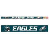 Wincraft Philadelphia Eagles 6 Pack Pencil Fan Gear NFL Philadelphia Eagles