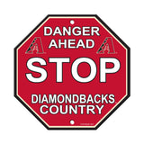 Fremont Die Arizona Diamondbacks Plastic Stop Style Sign 12x12 Fan Gear MLB Arizona Diamondbacks