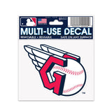 Wincraft Cleveland Guardians Multi Use Decal 3x4 Fan Gear MLB Cleveland Guardians