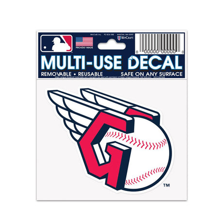 Wincraft Cleveland Guardians Multi Use Decal 3x4 Fan Gear MLB Cleveland Guardians