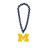 Wincraft Michigan Wolverines Big Chain Necklace Fan Gear NCAA Michigan Wolverines