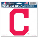 Wincraft Cleveland Indians Color Multi Use Decal 5x6 - Special Order Fan Gear MLB Cleveland Guardians