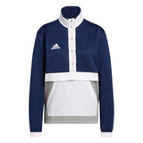 adidas Women's Team Issue 1/4 Snap Training Jacket (Tall)-1
