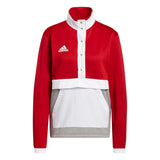 adidas Women's Team Issue 1/4 Snap Training Jacket (Tall)-1