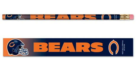 Wincraft Chicago Bears 6 Pack Pencil Fan Gear NFL Chicago Bears