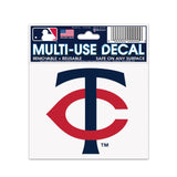 Wincraft Minnesota Twins Multi Use Decal 3x4 Fan Gear MLB Minnesota Twins