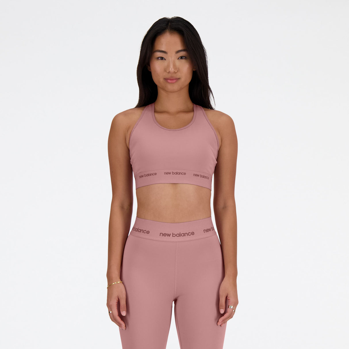 New Balance Women's Athlete Sport Essentials Medium Impact Pace Bra Womens Apparel Bras & Underwear