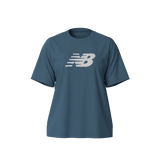 New Balance Women's Sport Jersey Relaxed Logo T-Shirt Womens Apparel Shirts & Tops