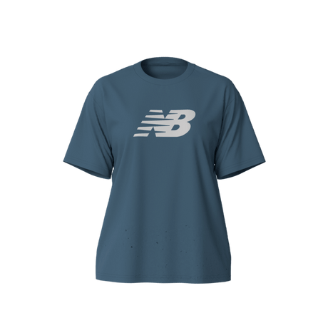 New Balance Women's Sport Jersey Relaxed Logo T-Shirt Womens Apparel Shirts & Tops