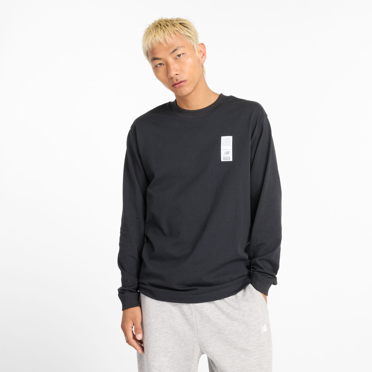 New Balance Men's Athletics Relaxed 574 Sketch Long Sleeve