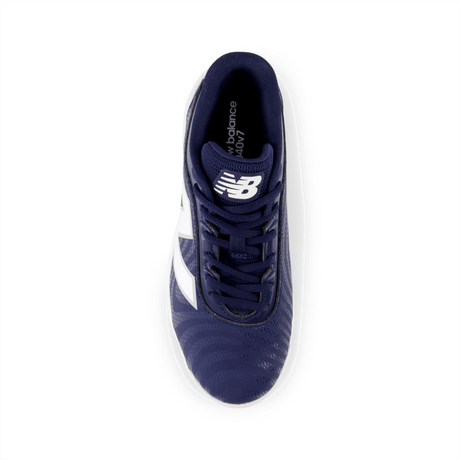 New Balance Youth 4040v7 Rubber-Molded Baseball Cleat - J4040TN7 Wide Baseball Footwear Youth