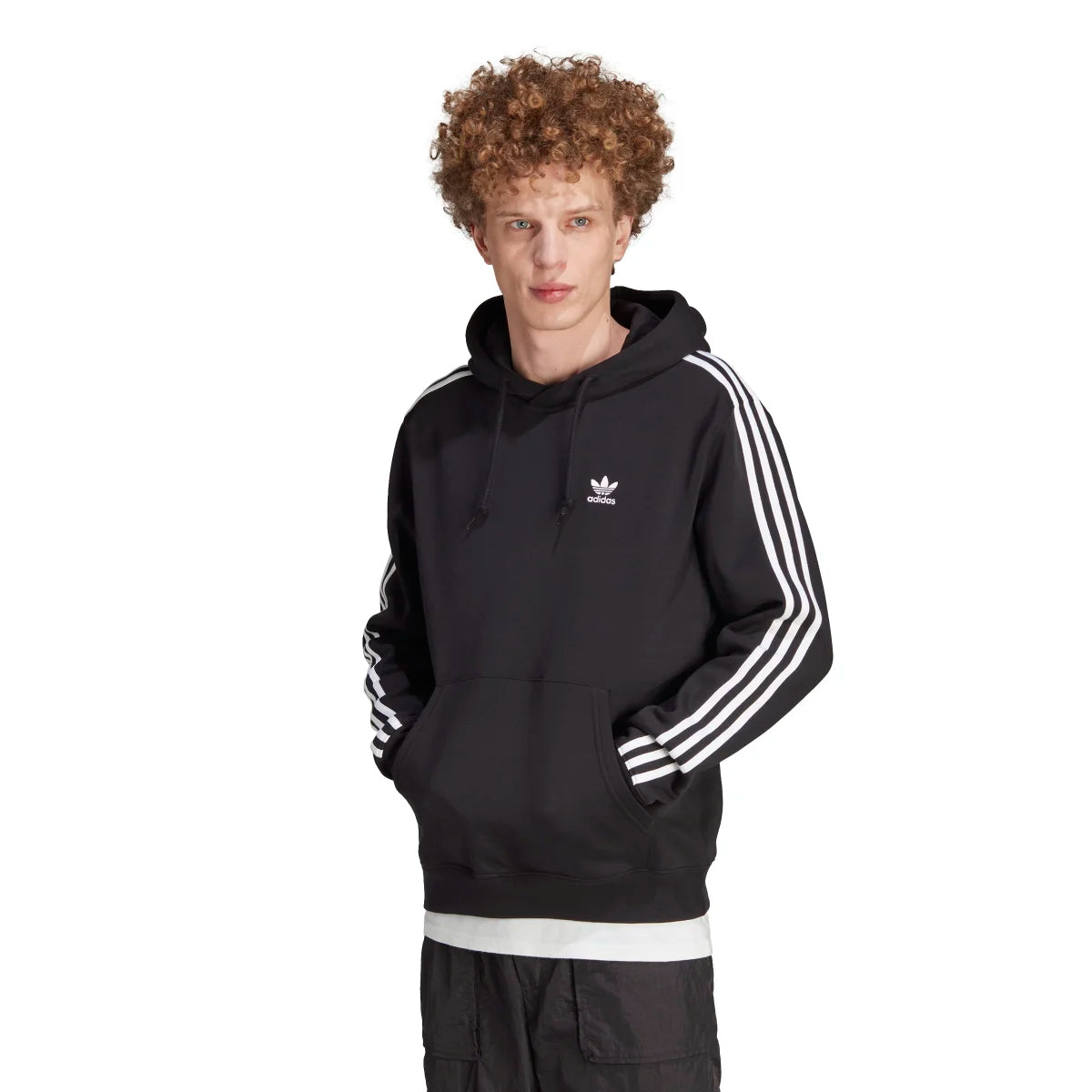 adidas Men's Adicolor Classics 3-Stripes Hoodie Tall Mens Apparel Sweatshirts & Fleece