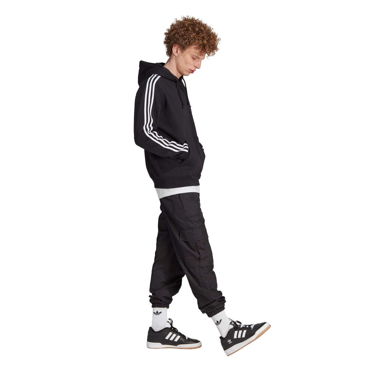 adidas Men's 3-Stripes Hoodie Mens Apparel Sweatshirts & Fleece