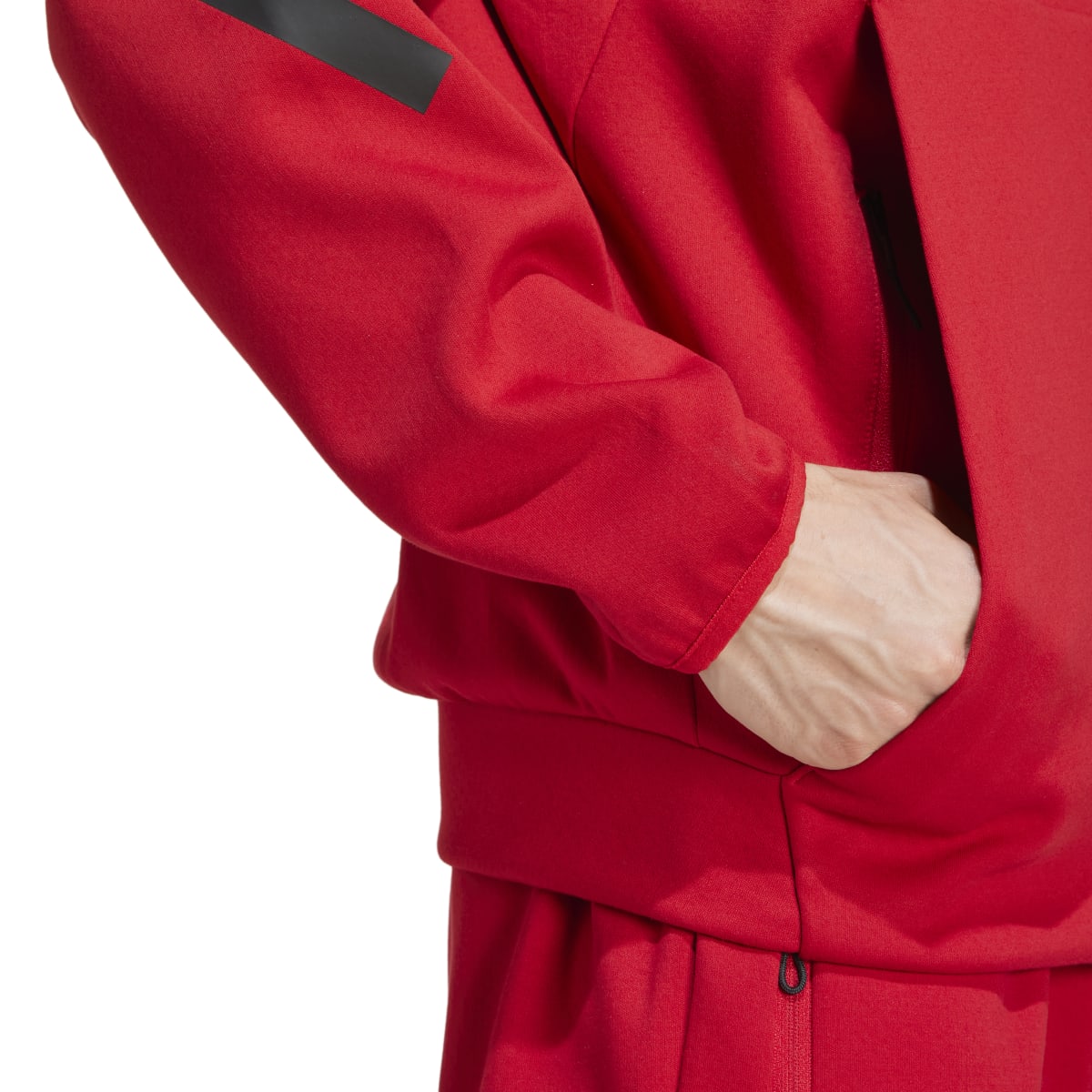 adidas Men's Z.N.E. Full-Zip Hooded Track Jacket Mens Apparel Jackets & Vests