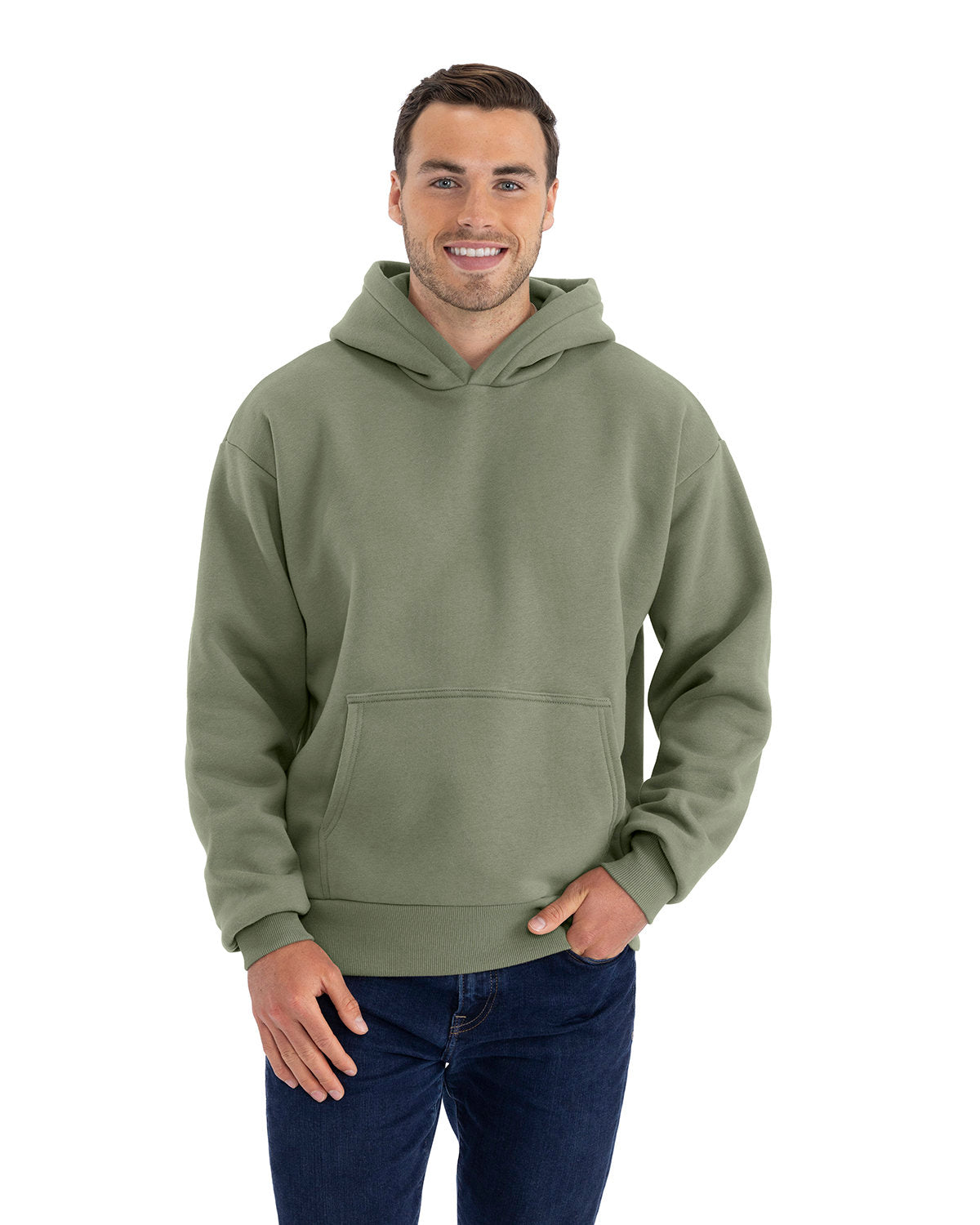 Next Level Apparel Men's Heavyweight Pullover Hooded Sweatshirt Mens Apparel Sweatshirts & Fleece