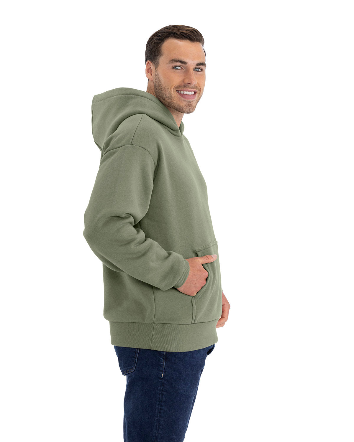 Next Level Apparel Men's Heavyweight Pullover Hooded Sweatshirt Mens Apparel Sweatshirts & Fleece