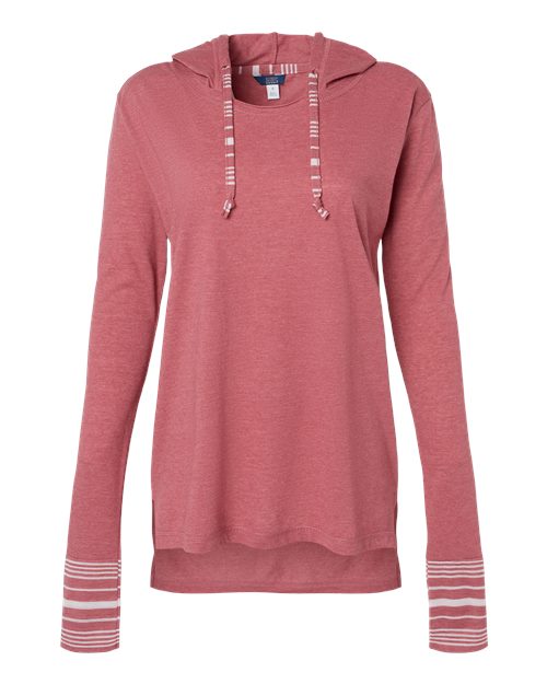 MV Sport Women's Heathered Jersey Hooded Tunic