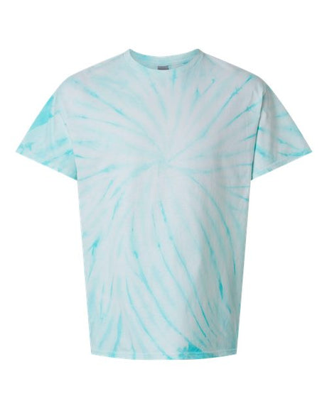 Dyenomite Cyclone Pinwheel Tie-Dyed T-Shirt T-Shirts - Premium