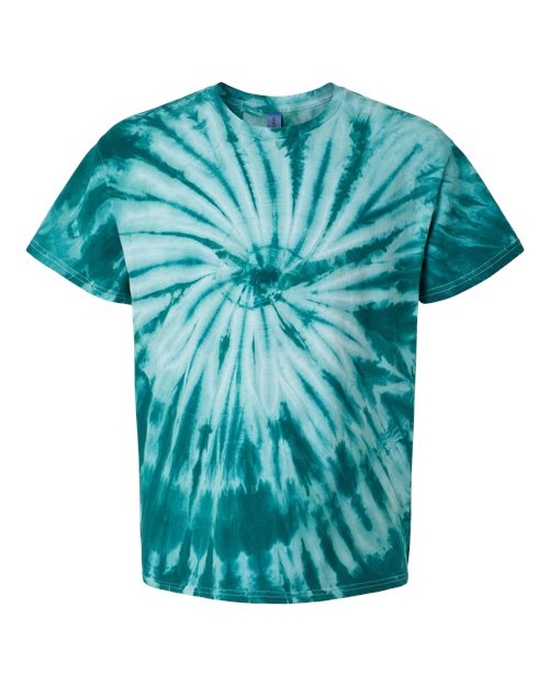 Dyenomite Cyclone Pinwheel Tie-Dyed T-Shirt T-Shirts - Premium