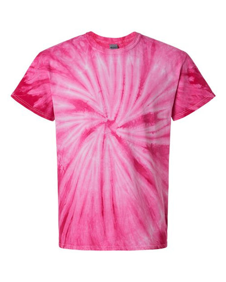 Dyenomite Cyclone Pinwheel Tie-Dyed T-Shirt T-Shirts - Premium