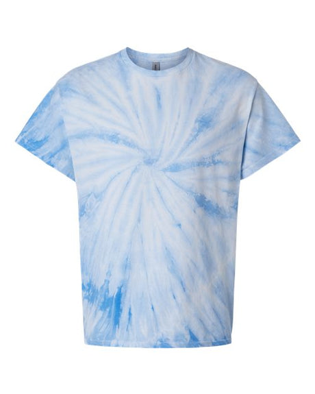 Dyenomite Cyclone Pinwheel Tie-Dyed T-Shirt T-Shirts - Premium