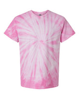 Dyenomite Cyclone Pinwheel Tie-Dyed T-Shirt T-Shirts - Premium