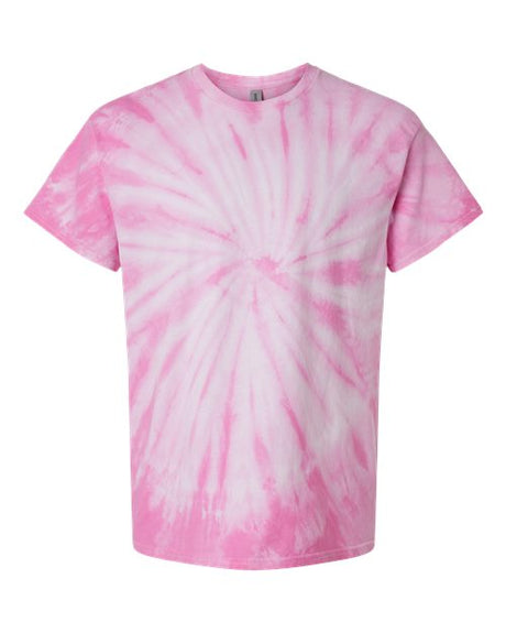 Dyenomite Cyclone Pinwheel Tie-Dyed T-Shirt T-Shirts - Premium