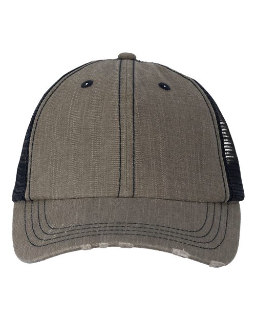 Valucap Contrast Stitch Cap Headwear