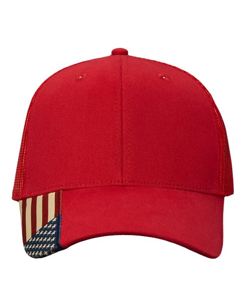 Kati USA Flag Mesh Cap Headwear